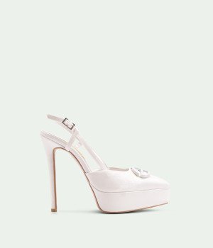 Carmielle White Saten