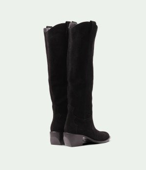 Morvello Black Suede