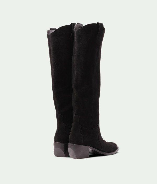 Morvello Black Suede