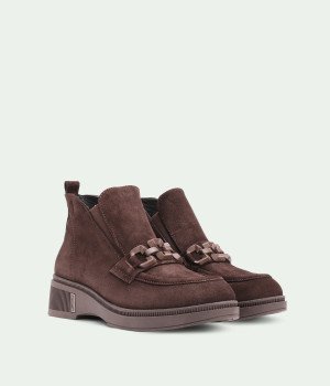 Ressavelle Brown Suede