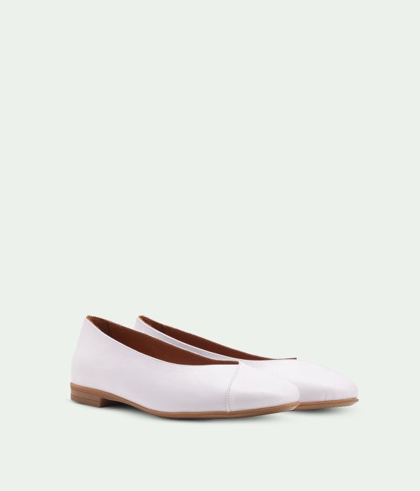 Caspian White Leather