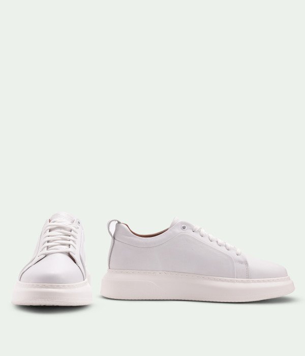 Dorseline White Leather