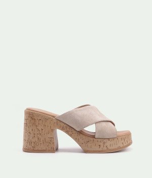 Elowyn Beige Suede