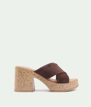 Elowyn Brown Suede