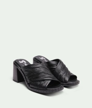 Sling back Black