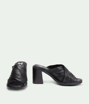 Sling back Black