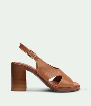Embellished Sandals Brown