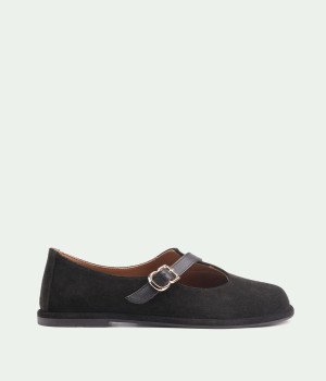 Persephone Black Suede