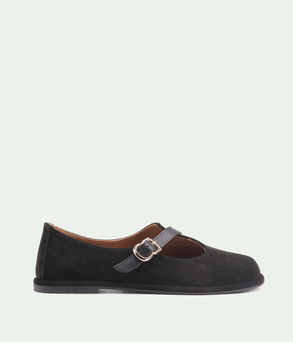 Persephone Black Suede