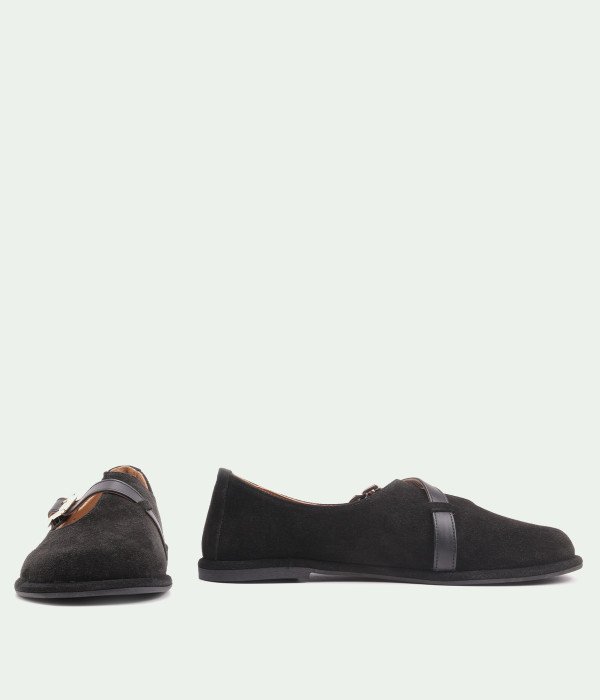 Persephone Black Suede