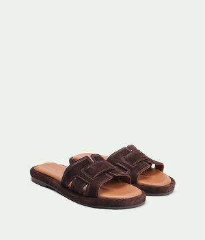 Zonda Brown Suede