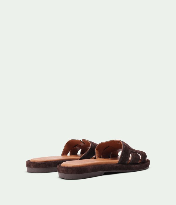 Zonda Brown Suede