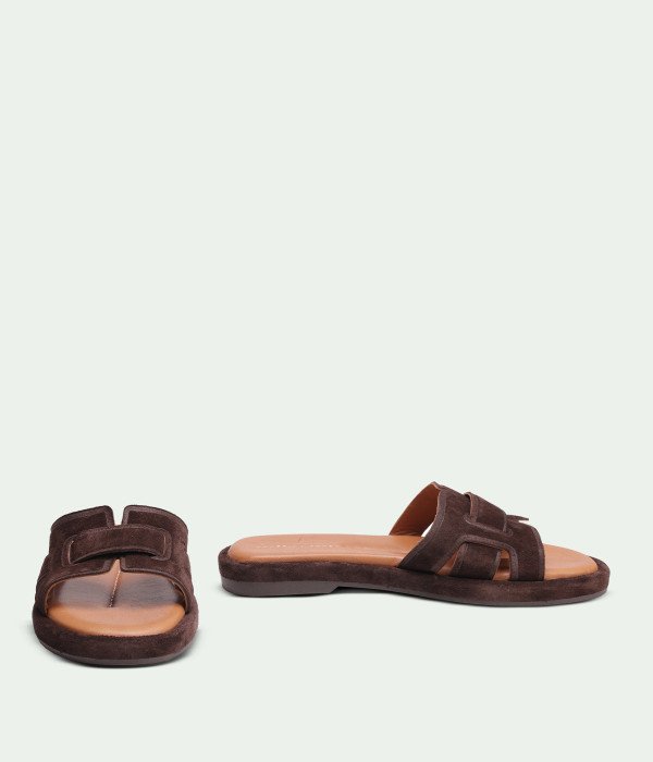 Zonda Brown Suede